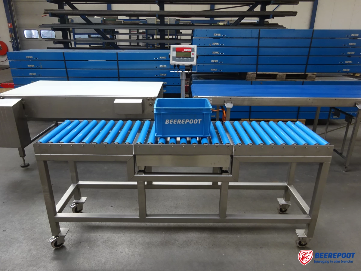 Rollenbaan met weging - Beerepoot BV